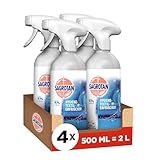 Sagrotan Hygiene-Textilerfrischer Frische Wäsche – Entfernt festsitzende Gerüche und geruchsbildende Bakterien – Für Kleidung und Wohntextilien – 4 x 500 ml