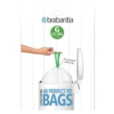 Brabantia Müllbeutel-Spenderpackung, 23-30 Liter, 40 Stück -