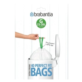 Brabantia Müllbeutel-Spenderpackung, 23-30 Liter, 40 Stück -