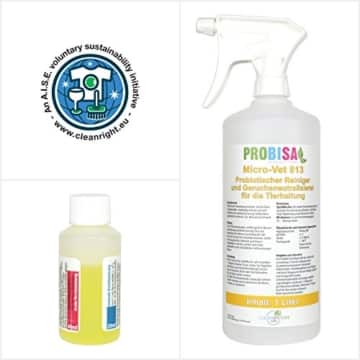 Geruchsneutralisierer Spray gegen Gerüche von Katzen-Urin, Hund & Nager Gerüche | 40ml Konzentrat ergibt 1-2 Liter gebrauchsfertigen Geruchskiller / Geruchsentferner / Bio Reiniger - 