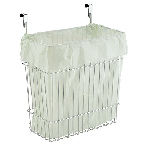 mDesign Mülleimer Küche für 15 L Müllbeutel - ein Abfalleimer aus Stahl