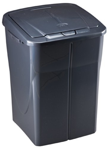 Mondex Müllsortierer 45 Liter mit schwarzem Deckel - 